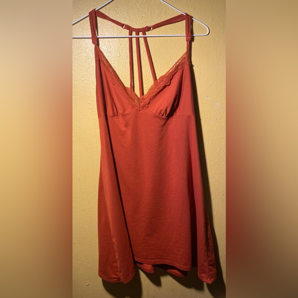Vintage Burnt Orange Nightgown